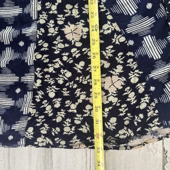 Anthropologie Maeve Indiga Swing Dress Size M Adjustable Back Strings Lined - Picture 8 of 9